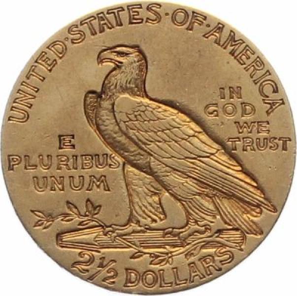 USA 2 1/2 $ 1911 - Indian Head